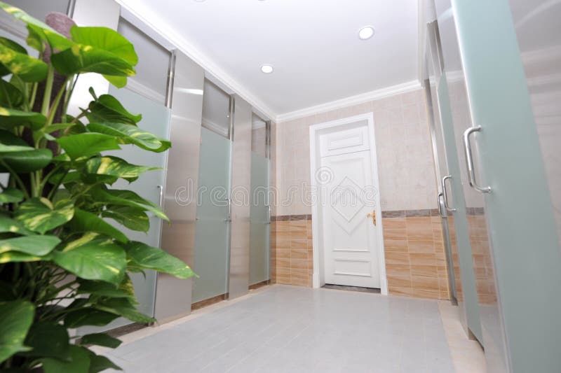Public shower stock image. Image of glass, contemporary 16747731