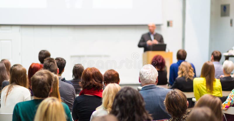 Public speaker giving talk at Business Event. royalty free stock images Public speaker giving talk at Business Event. royalty free stock images