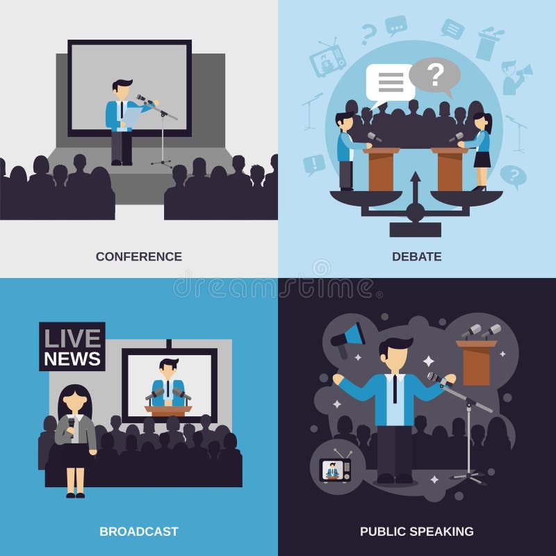 Public Speaking Infographics Stock Illustrations 52 Public Speaking