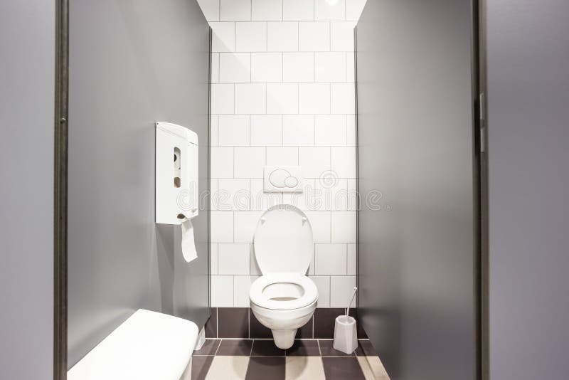 Public toilet Clogged stock photo. Image of room, empty 167023234