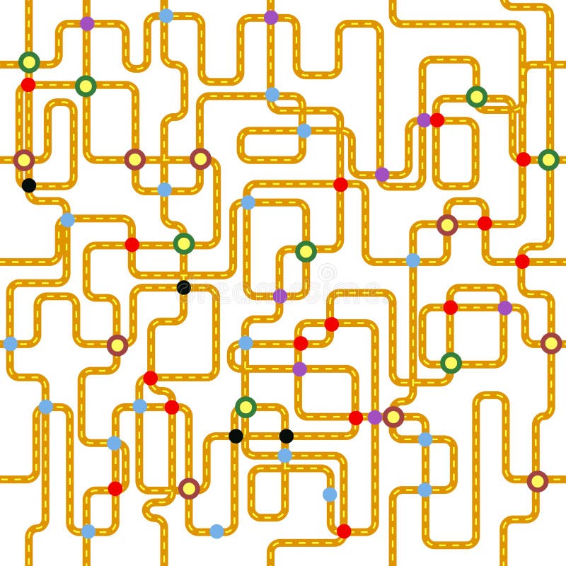Public transport seamless pattern, stock illustration Public transport seamless pattern, stock illustration