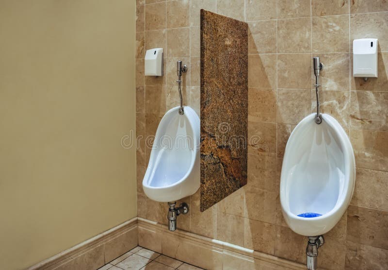 Public urinals stock image. Image of gents, modern, ceramic 254064333