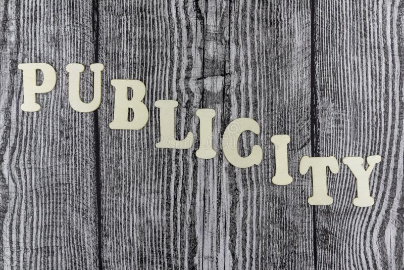 Publicity Concept with Descending Alphabet Letters on Cubes. Flat Lay
