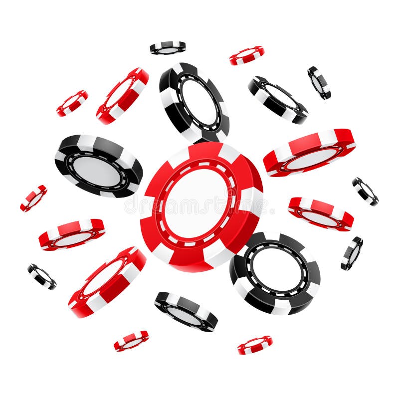 Puces réalistes de casino de vol ou argent liquide 3d de jeu illustration stock Puces réalistes de casino de vol ou argent liquide 3d de jeu illustration stock
