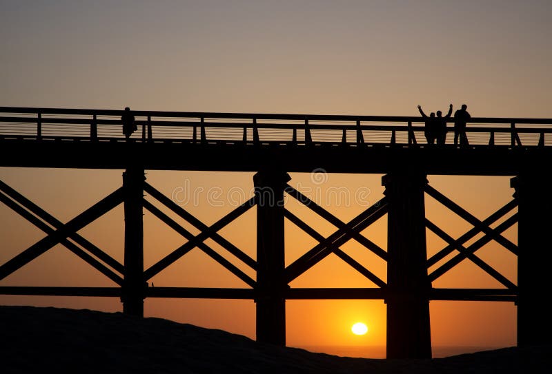 Pudding Creek Trestle Bridge at Fort Bragg, California