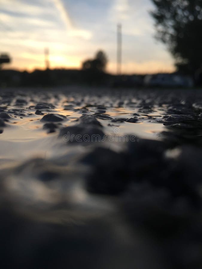 Across the puddle stock photo. Image of puddle, water 161995980