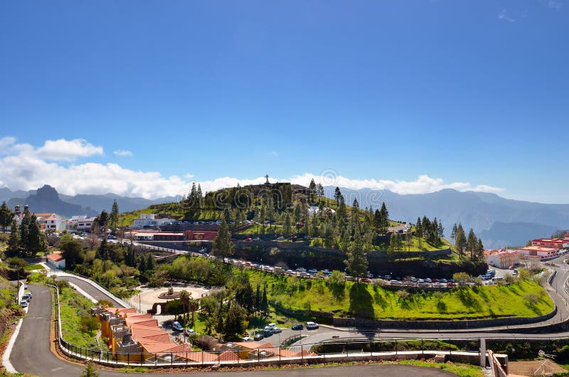 Pueblo de montaña Artenara imágenes de archivo libres de regalías Pueblo de montaña Artenara imágenes de archivo libres de regalías