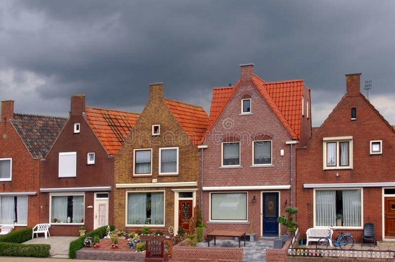 Pueblo Pesquero De Volendam Holanda Imagen de archivo editorial