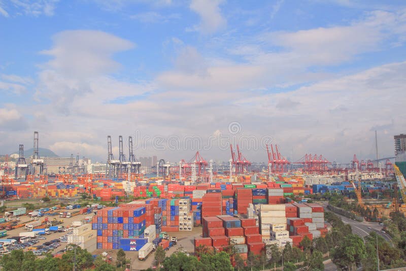 3 pueden Kwai 2014 Tsing Container Terminal. Kwai Tsing Container Terminal 3 puede 2014