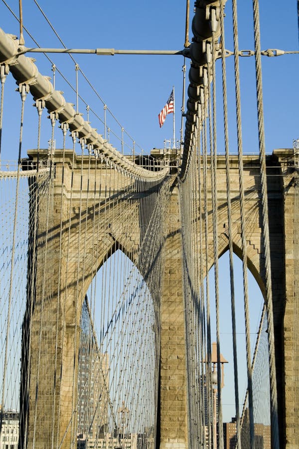 Puente de Brooklyn imagen de archivo. Imagen de puente - 3280523