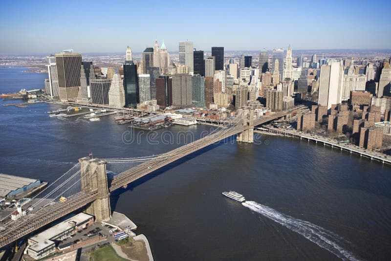 Puente de Brooklyn, Nueva York. foto de archivo Puente de Brooklyn, Nueva York. foto de archivo