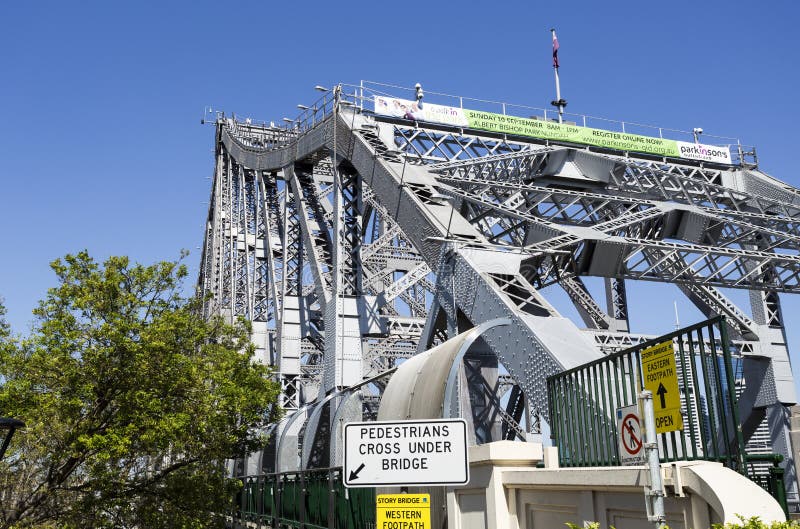 Puente de la historia de Brisbane fotografía de archivo libre de regalías Puente de la historia de Brisbane fotografía de archivo libre de regalías