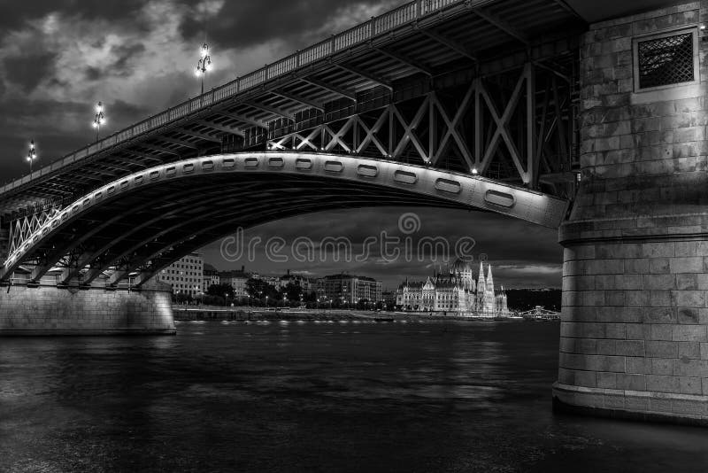 Margaret Bridge in Budapest, Hungary. Margaret Bridge in Budapest, Hungary