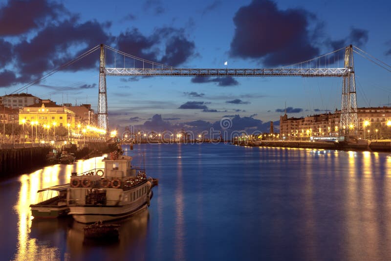 Puente de Vizcaya fotografía de archivo libre de regalías Puente de Vizcaya fotografía de archivo libre de regalías