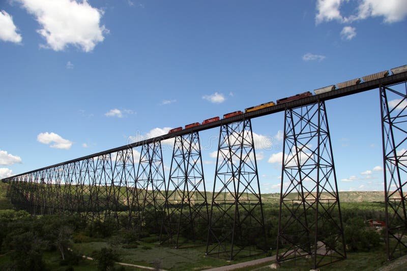 North America's Longest and Tallest High Level Train Bridge. North America's Longest and Tallest High Level Train Bridge