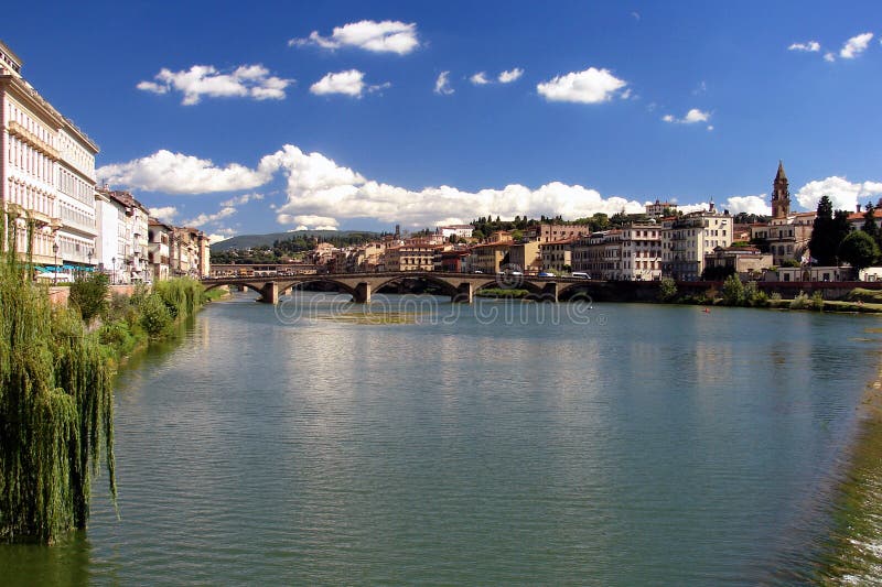 Puentes en Florencia imagen de archivo Puentes en Florencia imagen de archivo