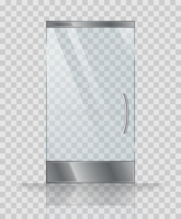 Puerta de cristal del edificio o de la tienda moderno Ilustración del vector ilustración del vector Puerta de cristal del edificio o de la tienda moderno Ilustración del vector ilustración del vector