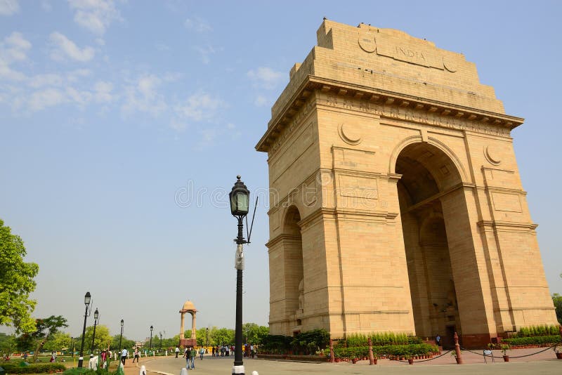 Puerta de la India, Nueva Deli, la INDIA imagen de archivo Puerta de la India, Nueva Deli, la INDIA imagen de archivo