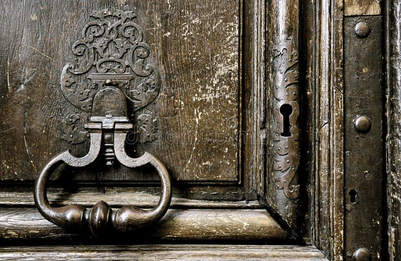 Puerta medieval (detalle) imagenes de archivo Puerta medieval (detalle) imagenes de archivo