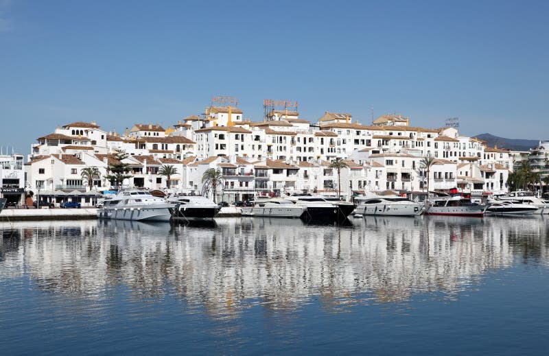 Puerto Banus, Marbella, Espagne photo libre de droits