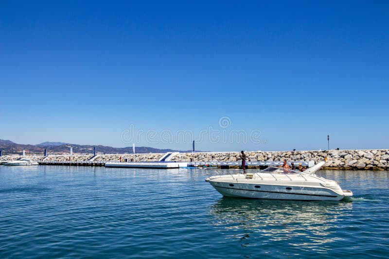 Puerto Banus, Nueva Andalusien, Marbella, Spanien stockbilder Puerto Banus, Nueva Andalusien, Marbella, Spanien stockbilder