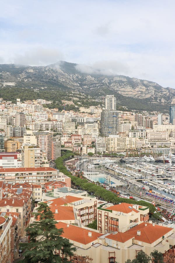 Puerto deportivo de monaco imágenes de archivo libres de regalías