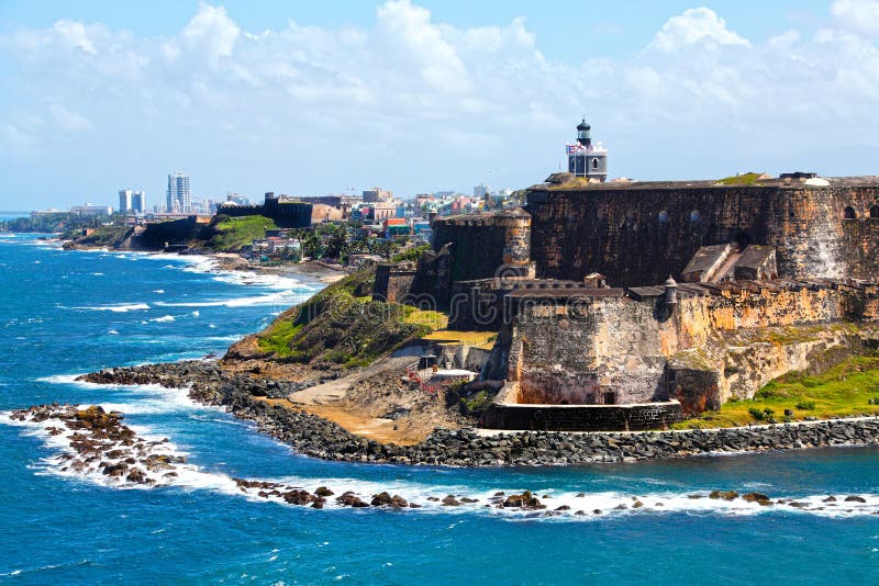 Fortaleza en viejo,, caribe Oeste.