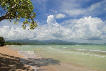 Puerto rico s hidden beach stock image. Image of tropical - 19188659