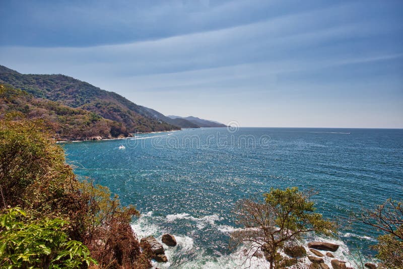 Puerto Vallarta Beaches and Scenic Ocean Views Stock Photo Image of