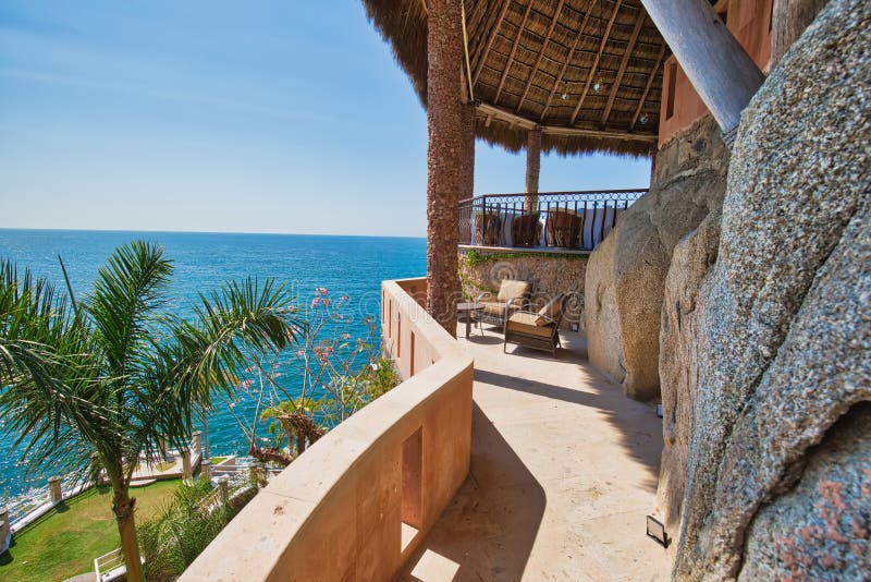 Puerto Vallarta, romantic upscale restaurant overlooking scenic ocean landscapes near Bay of Banderas