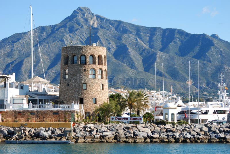 puerto Испания marbella гавани входа banus стоковое фото puerto Испания marbella гавани входа banus стоковое фото