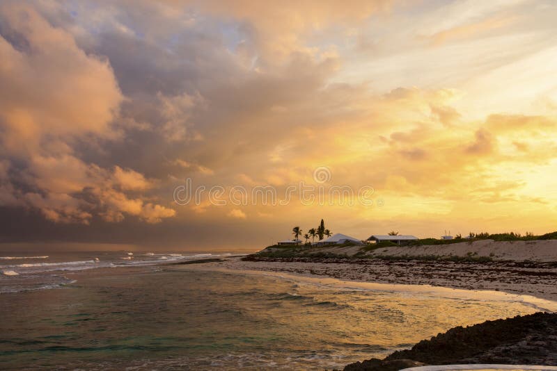 Puesta del sol en las Bahamas Puesta del sol en las Bahamas