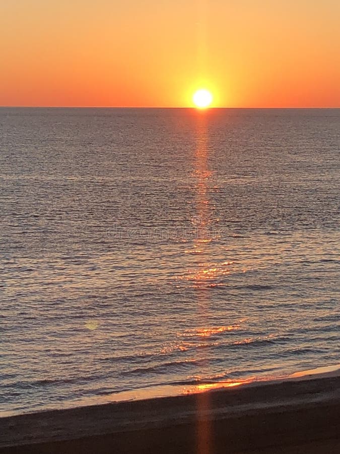 Puesta del sol sobre el cabo San Blas fotografía de archivo libre de regalías Puesta del sol sobre el cabo San Blas fotografía de archivo libre de regalías