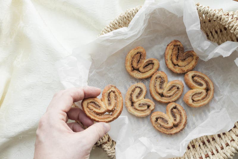 Puff Pastry with Cinnamon and Sugar Stock Image Image of cinnamon
