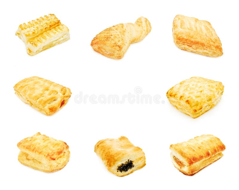 Puff pastry collage