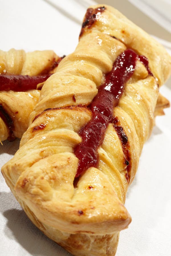 Puff pastry with jam stock image. Image of lunch, bakery 13187827