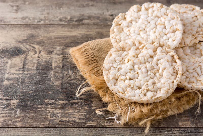 Puffed rice cakes stock photo. Image of vegetarian, food 191890890