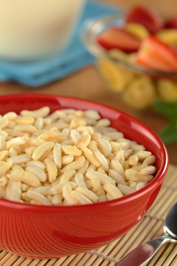 Puffed Rice Cereal stock photo. Image of rice, healthy 22577256