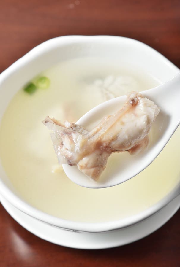 Puffer fish soup stock photo. Image of white, restaurant 98225020