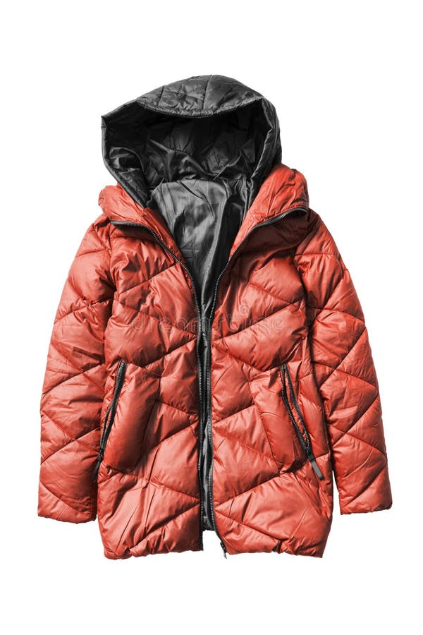 Puffer jacket isolated