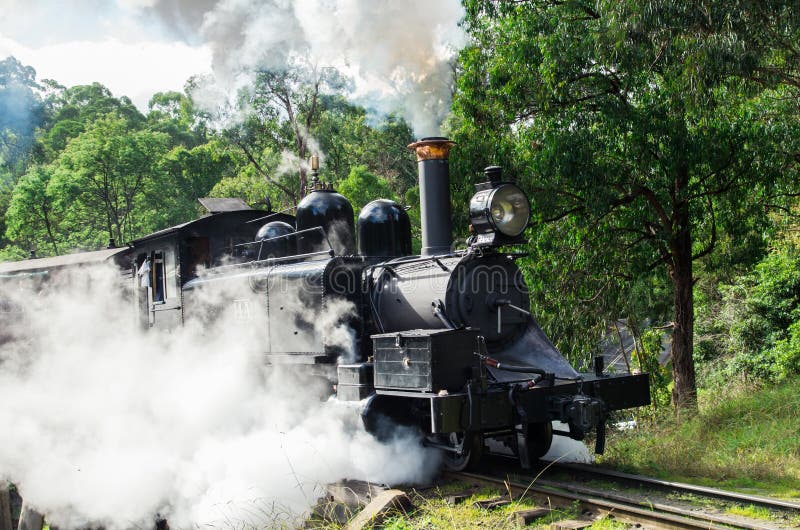 Puffing Billy steam train in the Dandenong Ranges