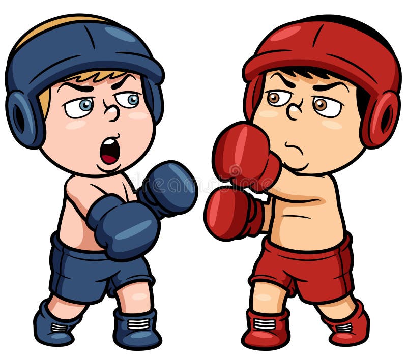 Vector illustration of Cartoon boxing. Vector illustration of Cartoon boxing