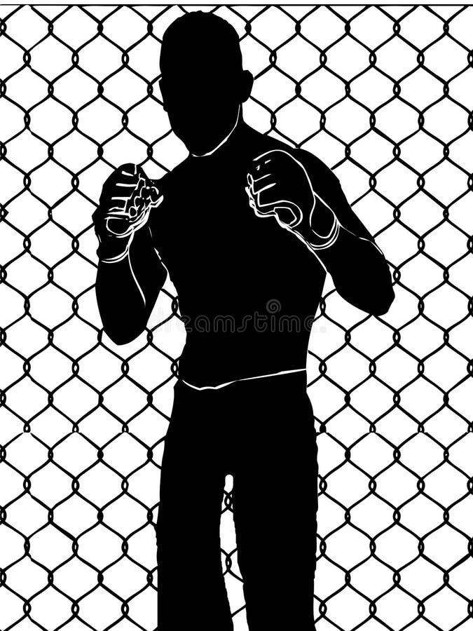 Pugilista com as luvas de encaixotamento sem cor preta, ilustração de combate da cara ilustração royalty free Pugilista com as luvas de encaixotamento sem cor preta, ilustração de combate da cara ilustração royalty free