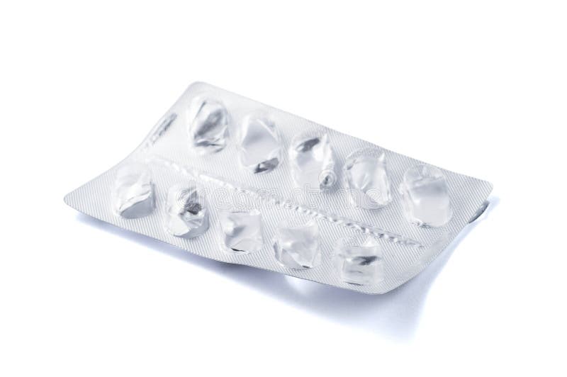 Puin van verpakking voor tabletten royalty-vrije stock foto's Puin van verpakking voor tabletten royalty-vrije stock foto's