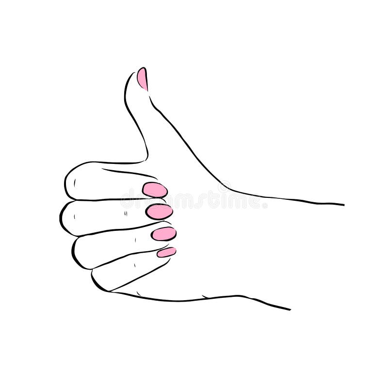 Pulgares exhaustos de la mano para arriba aislados ilustración del vector Pulgares exhaustos de la mano para arriba aislados ilustración del vector