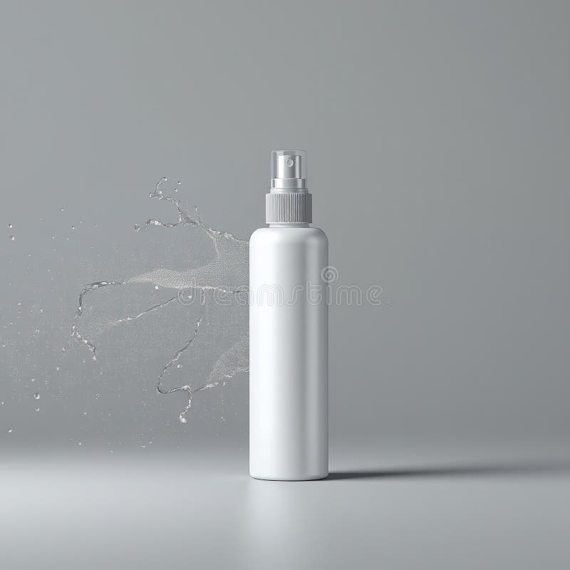 Pulizia del corpo industriale: progetto minimalista per un nuovo odore e un moderno igiene illustrazione di stock
