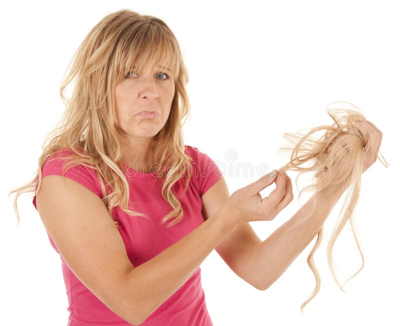 Pull out hair handfull stock image. Image of anger, attractive - 21646133