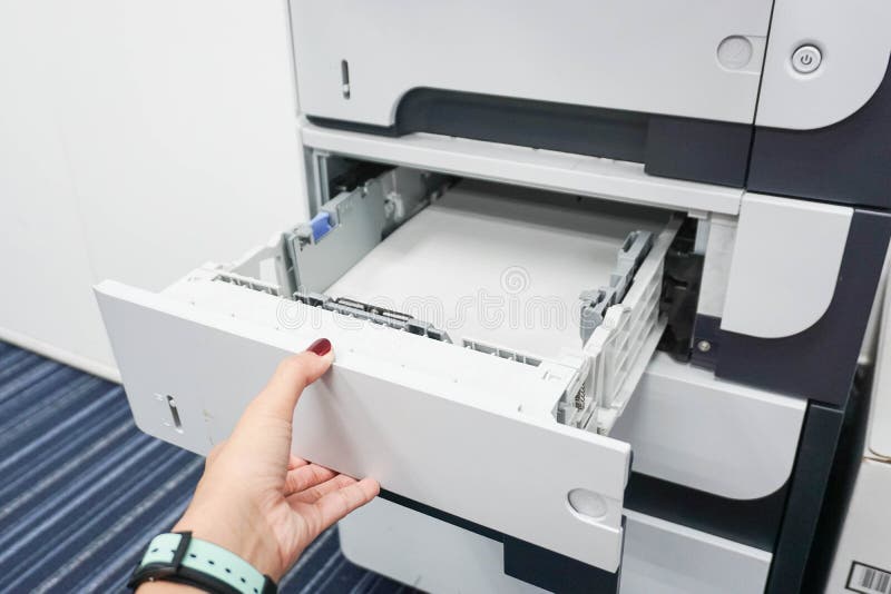 Pull the printer tray