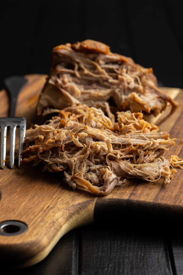 Pulled pork meat stock photo. Image of american, pork 199651782
