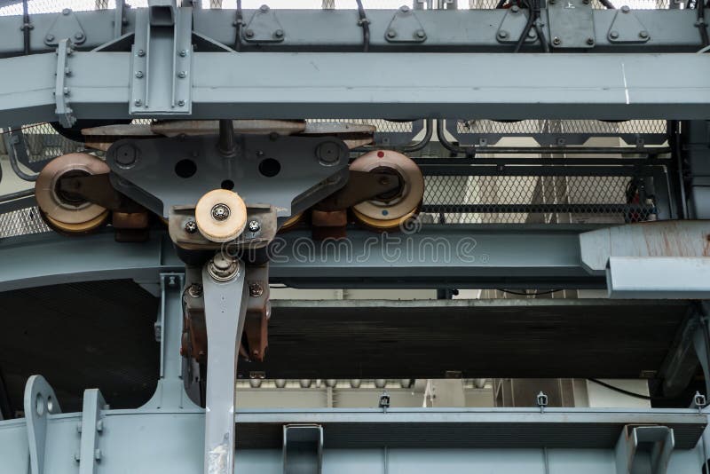 Cable Car Pulley stock photo. Image of torque, force 23423664